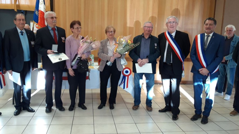 Jean Michel and André Vachet-Valaz honored during the March 19 ceremony