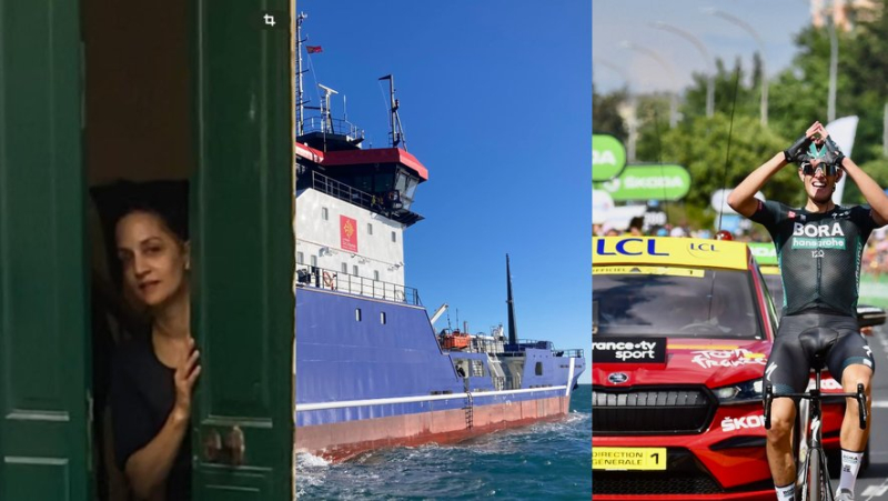 A squatter actress ?, events for the Tour and the arrival of a new dredger for the ports: the essential regional news