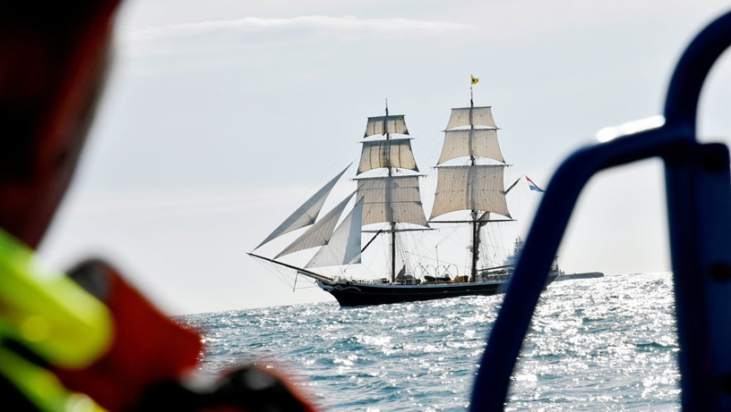 VIDEO. Stopover in Sète 2024: glimpse offshore, discover the majestic Morgenster which sets sail for Frontignan