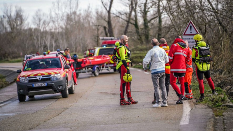 Crue du Gardon à Dions, dans le Gard : après la découverte du corps d'un homme, les recherches se poursuivent pour tenter de retrouver deux enfants de 4 et 12 ans