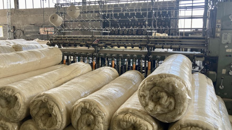 In Camarès, the Colbert spinning mill recycles Lacaune sheep wool into mulch for plantations