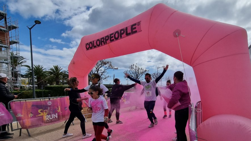 The Color People Run in Sète: hundreds of runners celebrate spring