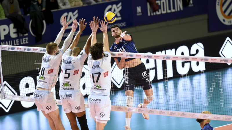 Volley-ball : En quart de finale du championnat face à Tours, Montpellier perd une bataille en cinq sets mais pas la guerre