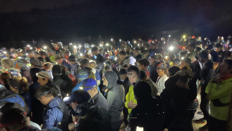 The 400 participants of the Trail des Lucioles lit up the night