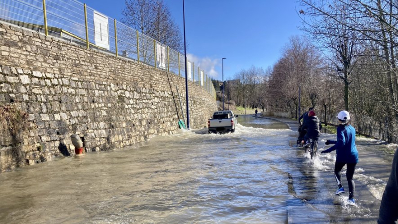 Bad weather in Lozère: in Mende, Ramilles and the Chapter have become vast expanses of water