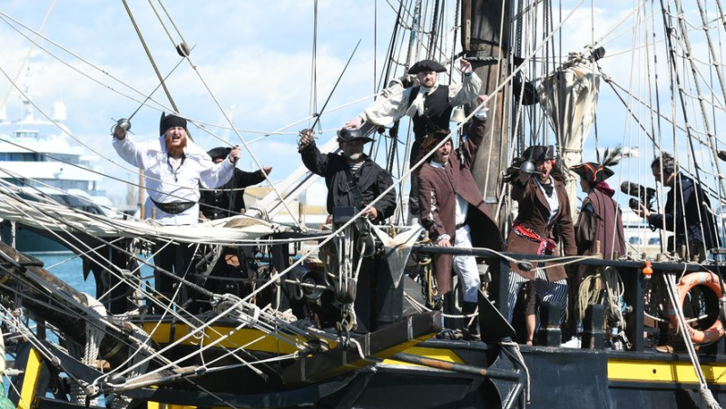 VIDEO. Stopover in Sète 2024: pirates, cannonballs, rifle fire... at the heart of the naval battle!