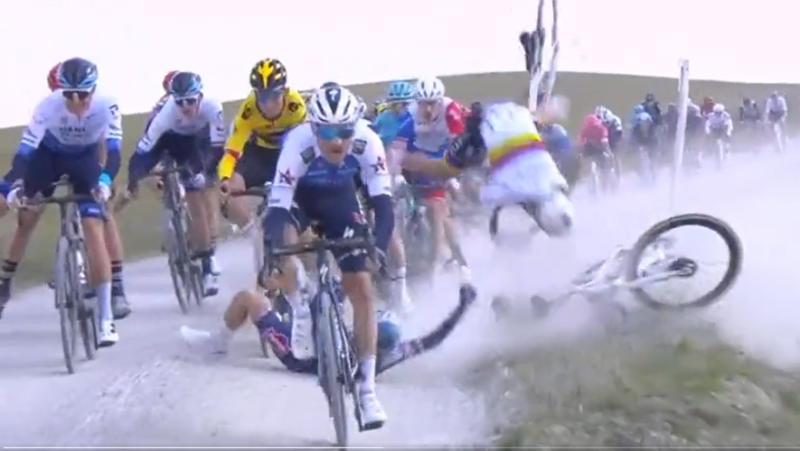 VIDEO. Cycling: “We’re all afraid”, chain massacres in the peloton following numerous falls