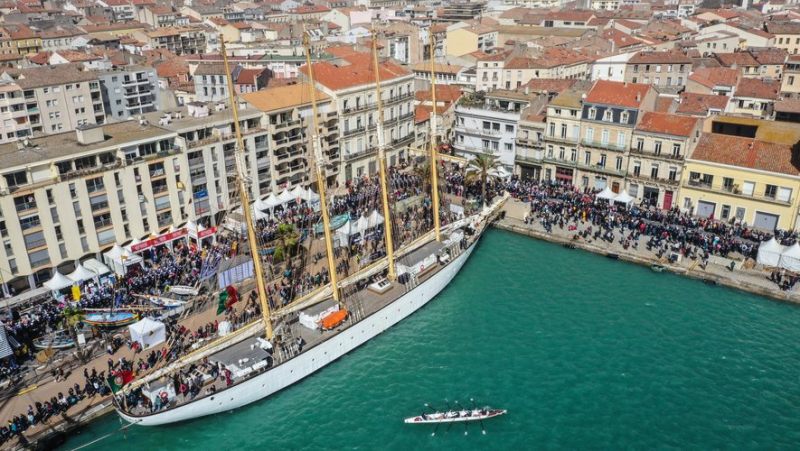 Stopover in Sète 2024: “Sailing is in my DNA”, meeting with the young sailors of the “Santa Maria Manuela”