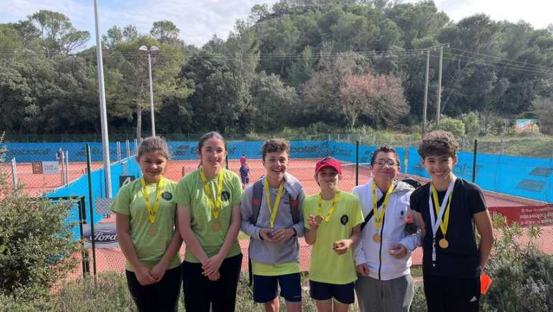 Tennis: the Bosquet middle school students in Bagnols-sur-Cèze win the academic championships