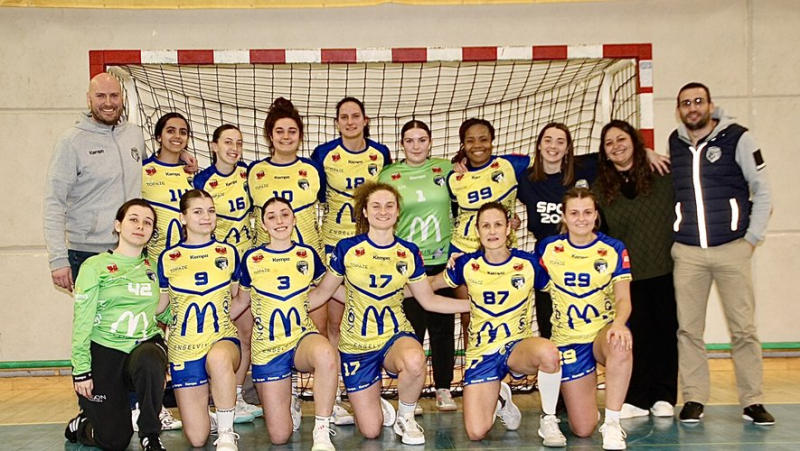The girls of the Mende Gévaudan handball club take the lead in their National 3 championship