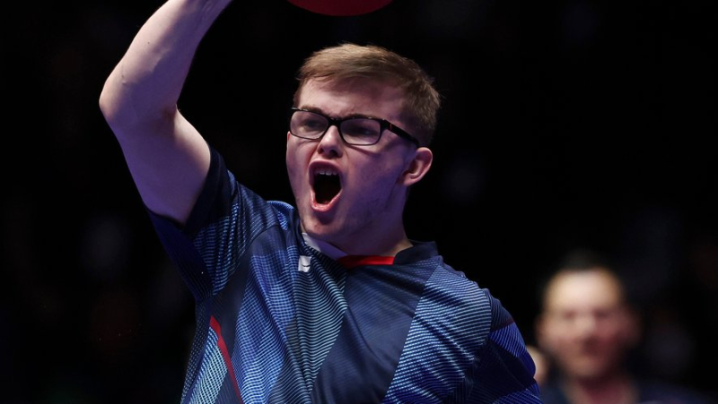 Returning to competition after his title of French champion, Alexis Lebrun defeats Kao Cheng-Jui in the first round of the WTT Champions in Incheon