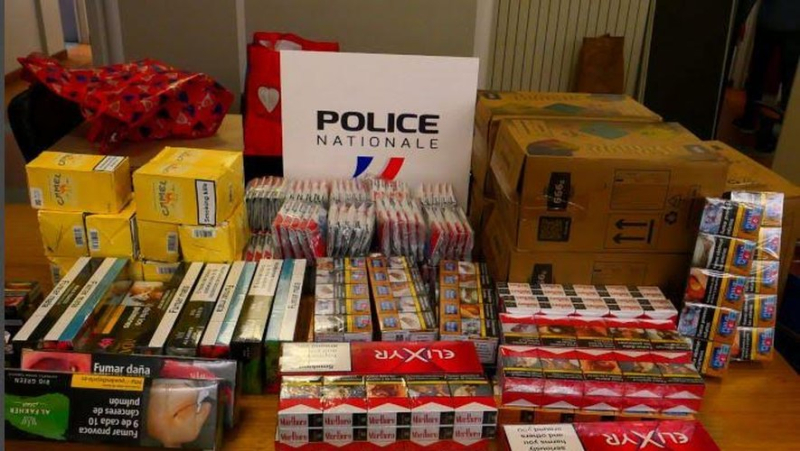 In a Montpellier grocery store, police discover cigarette cartons and nitrous oxide