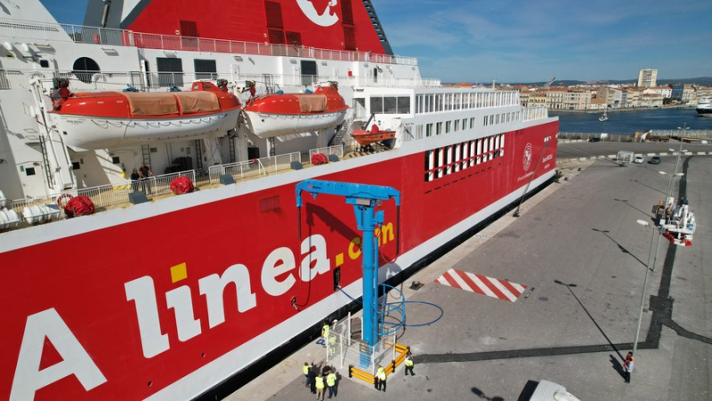 The port of Sète is testing its quayside electrical connections for the first time in real conditions