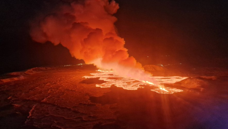 VIDEO. The impressive images of the new volcanic eruption underway on the Reykjanes peninsula in Iceland