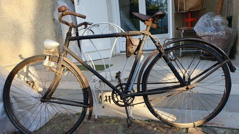 Ce vélo centenaire appartenant au père de Suzanne qui a permis de fuir le bombardement de Montpellier