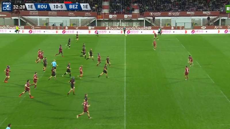 ASBH: the incredible drop of almost 60 meters by Gabin Lorre, against Rouen in Pro D2