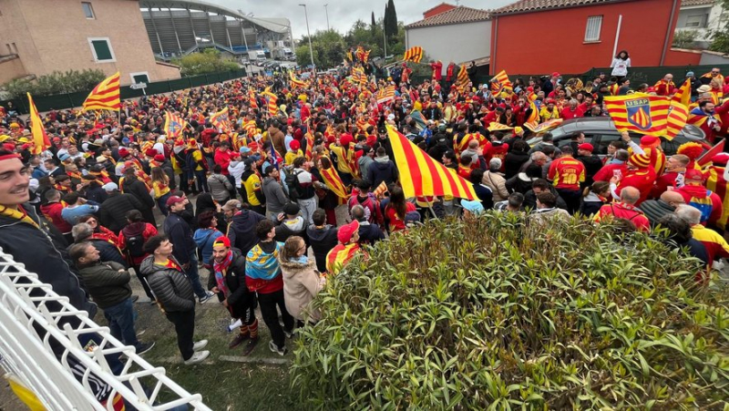 VIDEO. MHR – Usap: Catalan supporters invade Montpellier and set the mood around the GGL Stadium