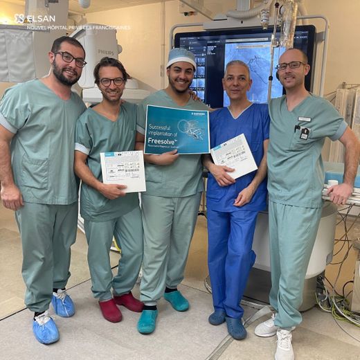 French first at the Les Franciscaines private hospital in Nîmes: installation of a magnesium stent which is resorbed