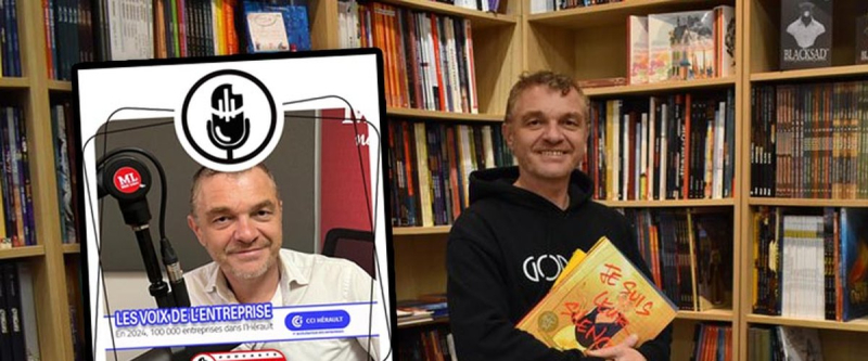 PODCAST. He opens a bookstore to allow everyone to discover comics near Montpellier