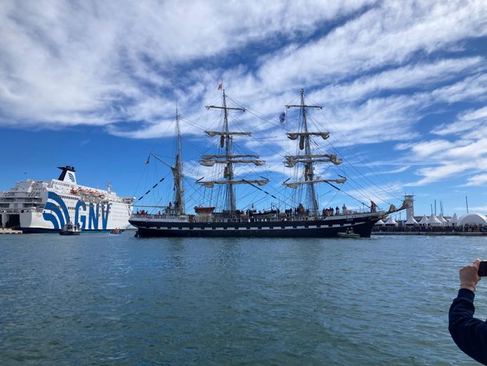 LIVE. Stopover in Sète 2024: follow the departure parade of the tall ships