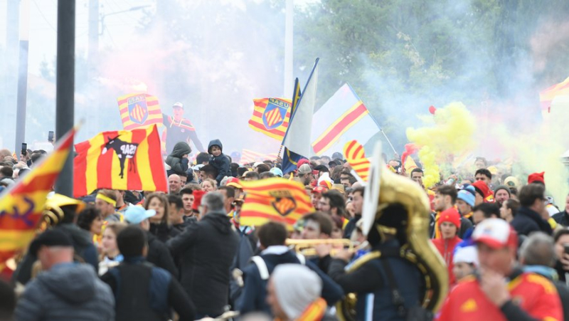 Rugby: During the Top 14 derby, thousands of Perpignan supporters invaded the Ovalie district in Montpellier