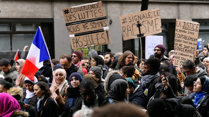 March against racism and Islamophobia: more than 3,000 people marched this Sunday in Paris