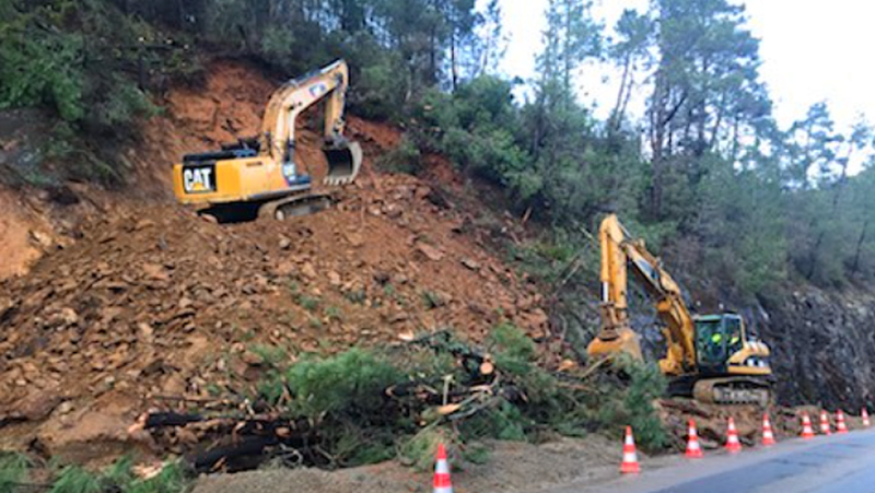 Occitanie: 2,500 tonnes of rocks on the road, or when rains in the Cévennes disrupt traffic between Gard and Lozère