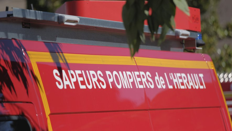 Accident on the A9 in the town of Béziers: two cars and a truck involved