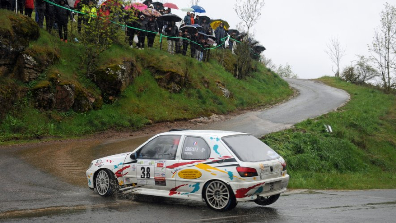 Jordan Berfa  sur Hyundai Rally2  a dominé le rallye de Lozère, devant Yannick Vivens sur DS3 Rally2