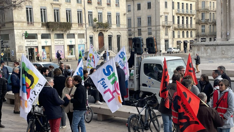 Teachers&#39; unions announce a "dead college" day in Gard on Thursday April 25