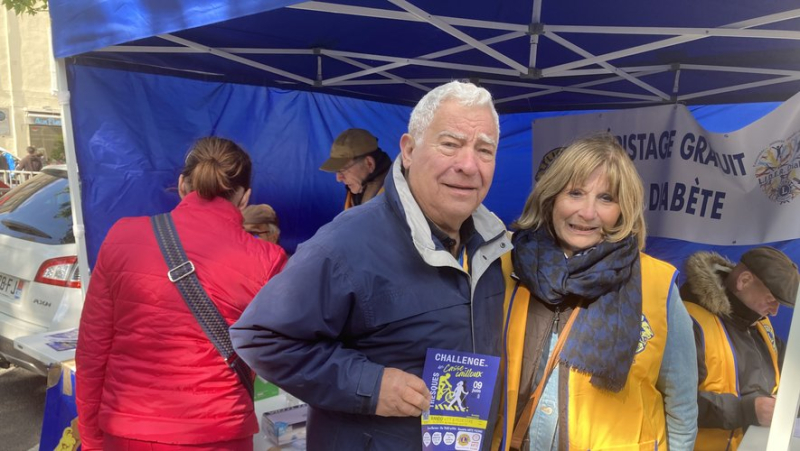 Diabetes screening: free tests offered by the Lions Club on the Bagnols-sur-Cèze market