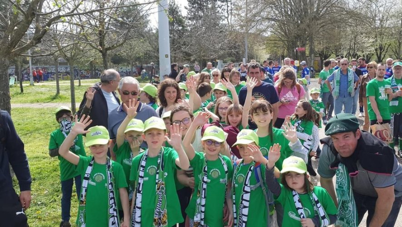 Students from Marie-Rivier school, in Chanac, will be on the Chaudron lawn on April 27 before the AS Saint-Étienne match