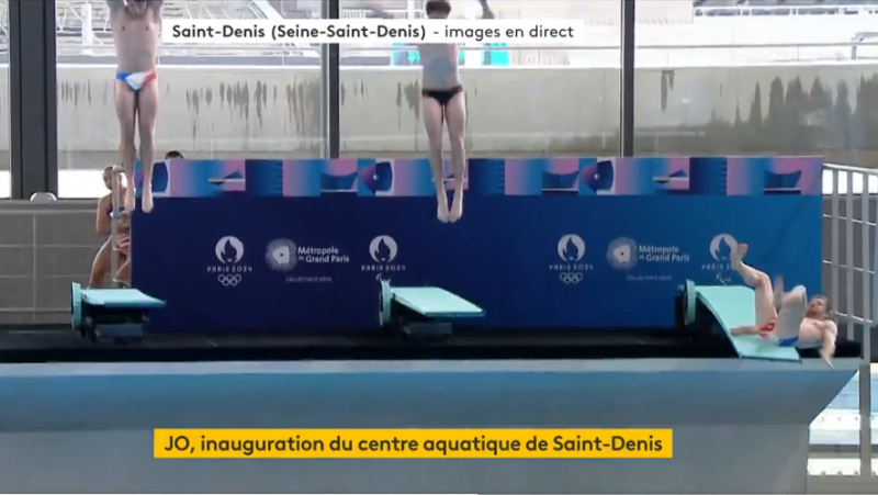 Paris 2024 Olympic Games. VIDEO. A diver’s huge miss for the inauguration of the Olympic aquatic center