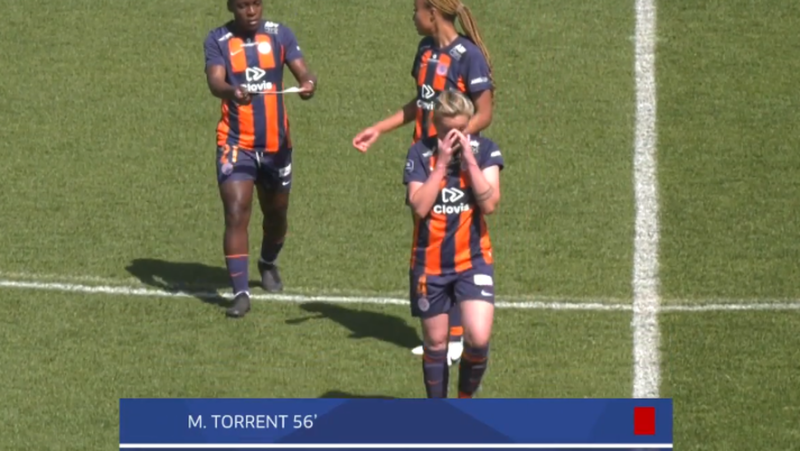 VIDEO. MHSC captain Marion Torrent loses her temper, gets sent off and attacks the referee against Lille