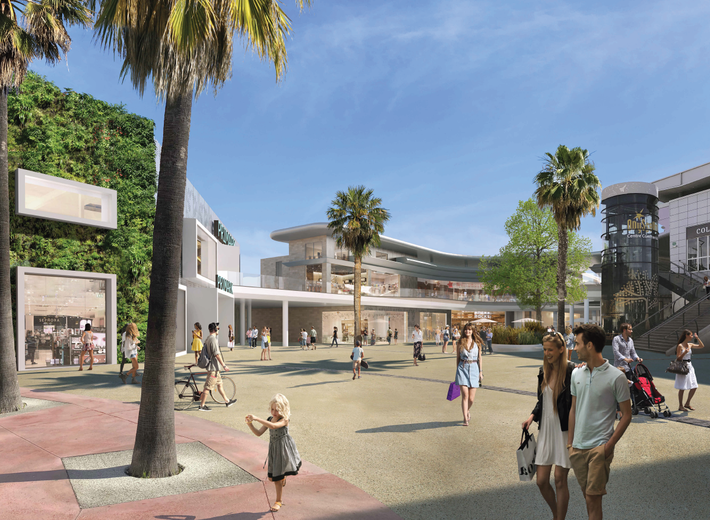 Des grands travaux et un budget de 56 M€ pour le centre commercial d’Odysseum à Montpellier