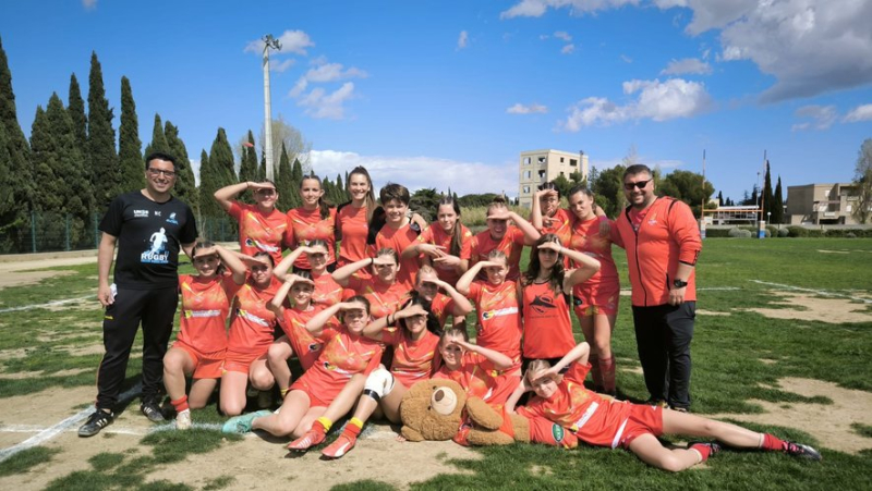 The Millavoises of the Marcel-Aymard sports section qualified for the French UNSS rugby championships