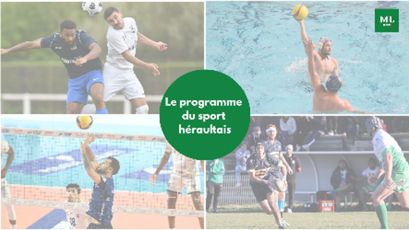 Hérault: volleyball, football, rugby, basketball, handball, motorbike... Ask for the sports program