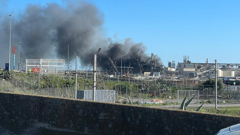 DIRECT. Incendie à l’usine Saipol du port de commerce de Sète : risque d’explosion élevé, les pompiers en cours d’intervention