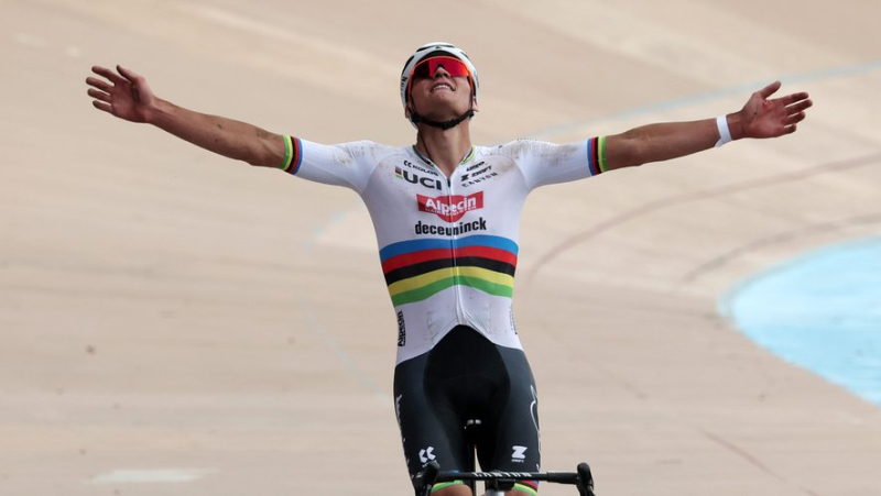 VIDEO. Mathieu van der Poel wins Paris-Roubaix again after an exceptional 60-kilometer solo feat