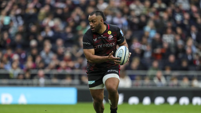 English rugby international and MHR candidate Billy Vunipola reacts after his arrest in Spain.