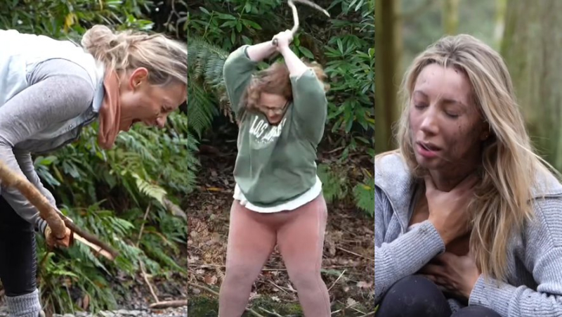 What is the "rage ritual", this practice which consists of women paying up to 4,000 dollars to release their rage in the forest ?