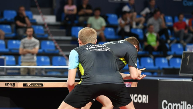 Table tennis: why table tennis players regularly touch the table during matches ?