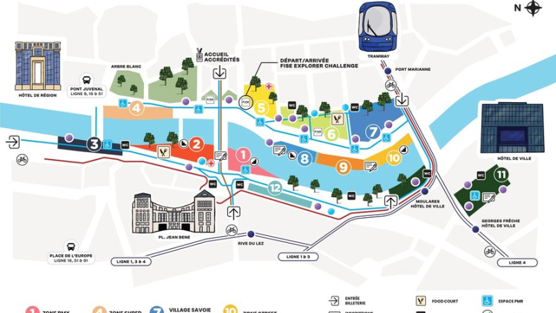 Fise Montpellier: public transport, ticketing... practical information from the 27th edition