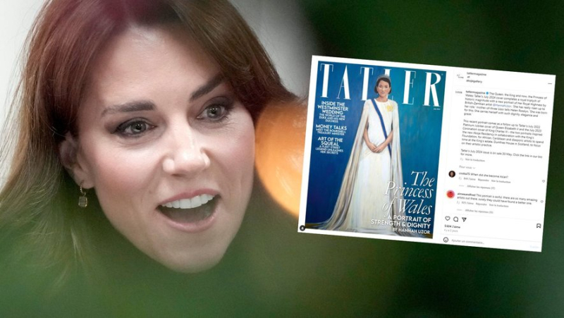 "Mauvais", "ringard", "intolérable" : pourquoi ce portrait peint de Kate Middleton a déclenché une polémique au Royaume-Uni ?