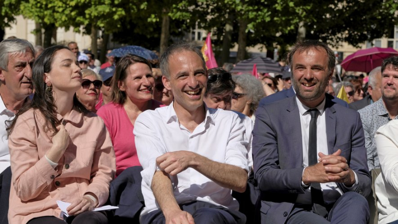 A clear objective and an identified opponent for Raphaël Glucksmann at a meeting in Montpellier