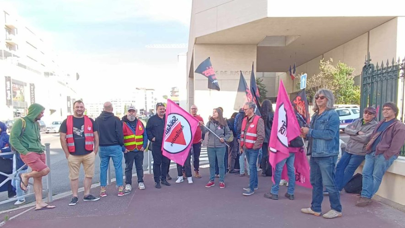 A fine of €300 for the two young trade unionists arrested during the demonstration against the far-right in Béziers