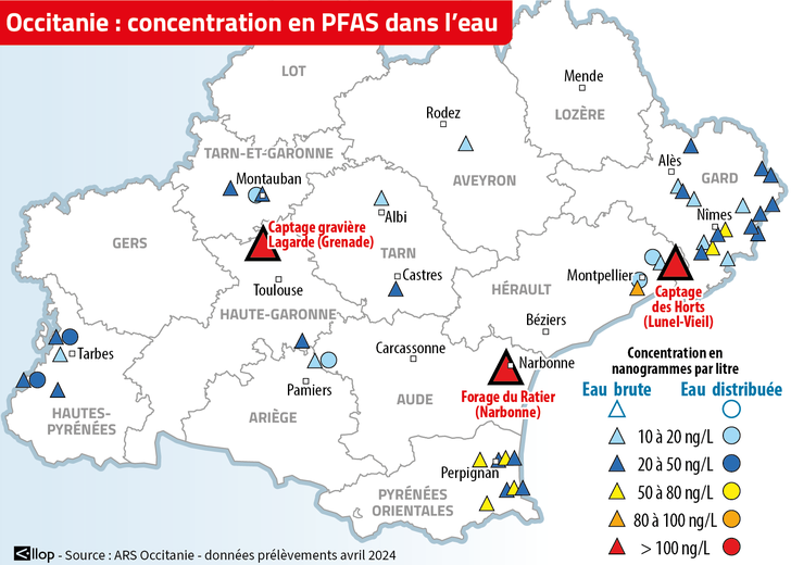 Polluants éternels : les alertes se multiplient en Europe, l’ARS rassure en Occitanie, Générations futures s'insurge