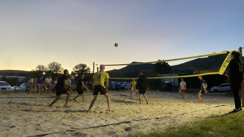 The winners of the beach volleyball tournament at the Golf café in Millau won places for the Olympic Games