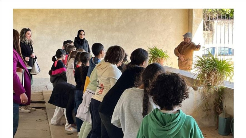 The history of the village told to Samuel-Paty primary school students
