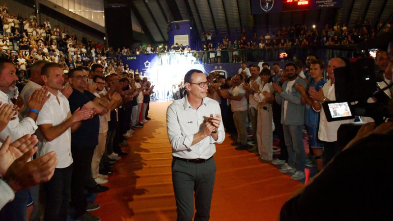 Images of Patrice Canayer&#39;s last evening at the helm of Montpellier Handball